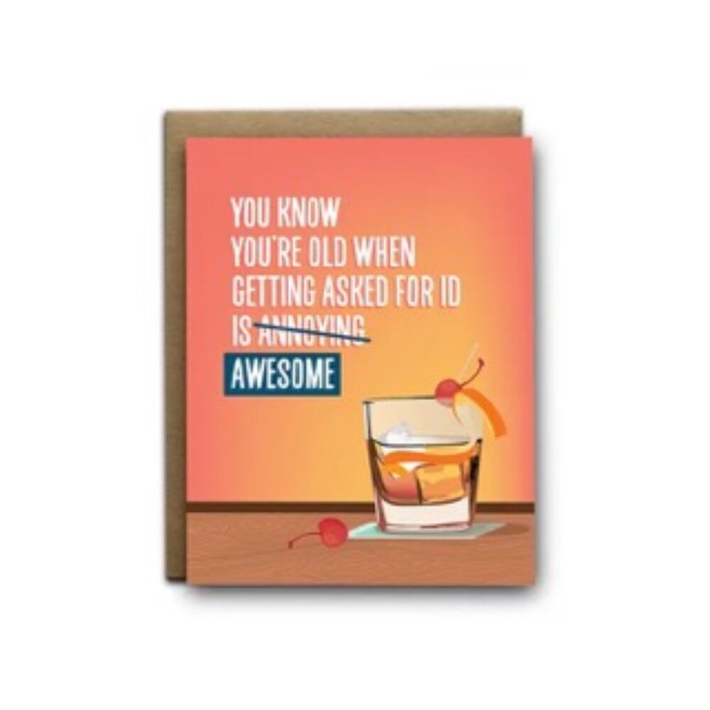 ($5) Asked For Id Awesome Birthday Greeting Card